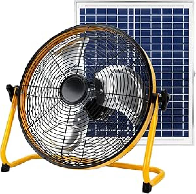 Ventilateur Solaire Portable au Cameroun | Rechargeable et Économique