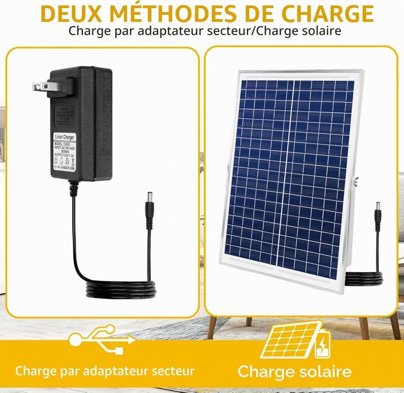 Ventilateur Solaire Portable au Cameroun | Rechargeable et Économique