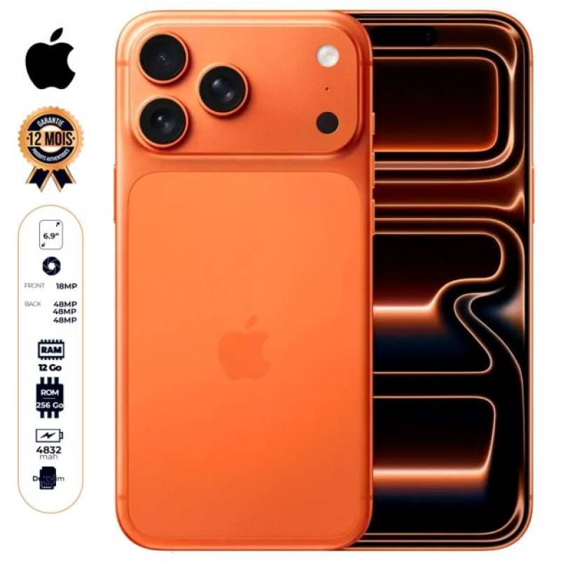 IPhone 17 Pro Max disponible au Cameroun