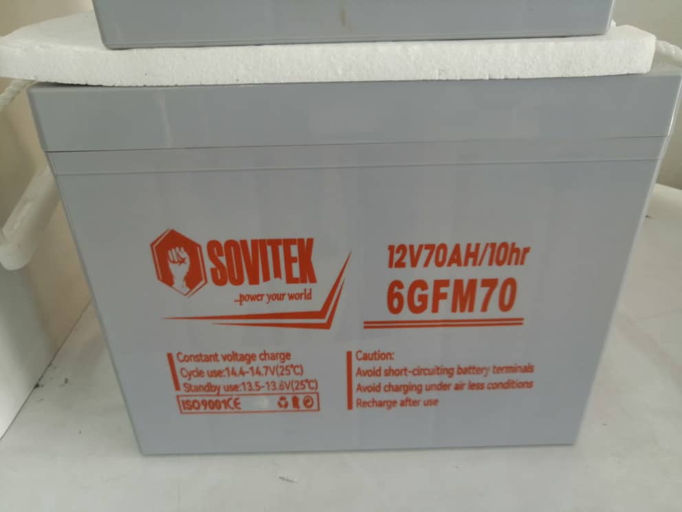 SOVITEK Batterie GEL 12V 70Ah - Akwa Marketplace